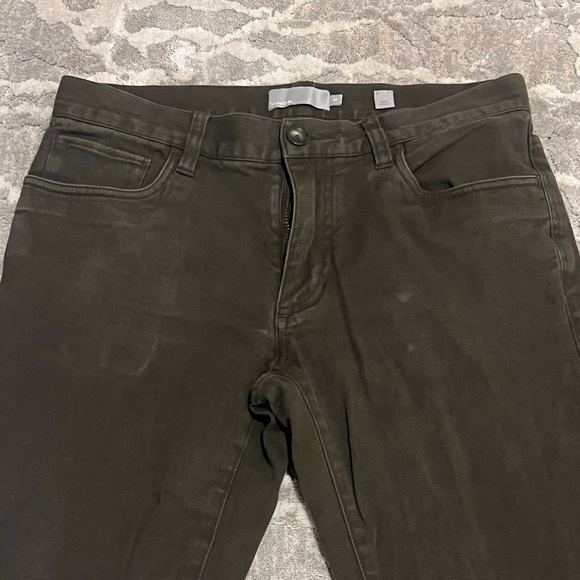 Vince Size 29 x 32 Slim Fit Green Jeans - Picture 2 of 5